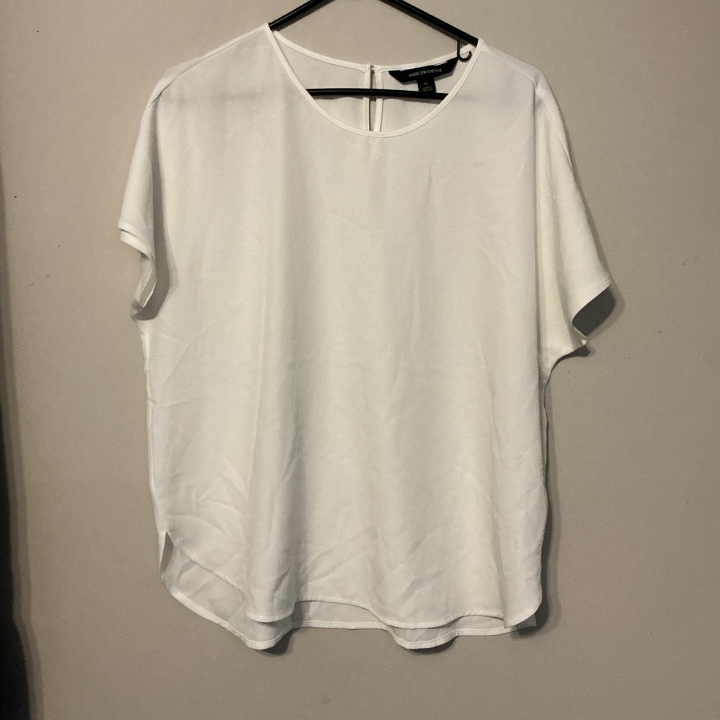 Chic White Women's Blouse